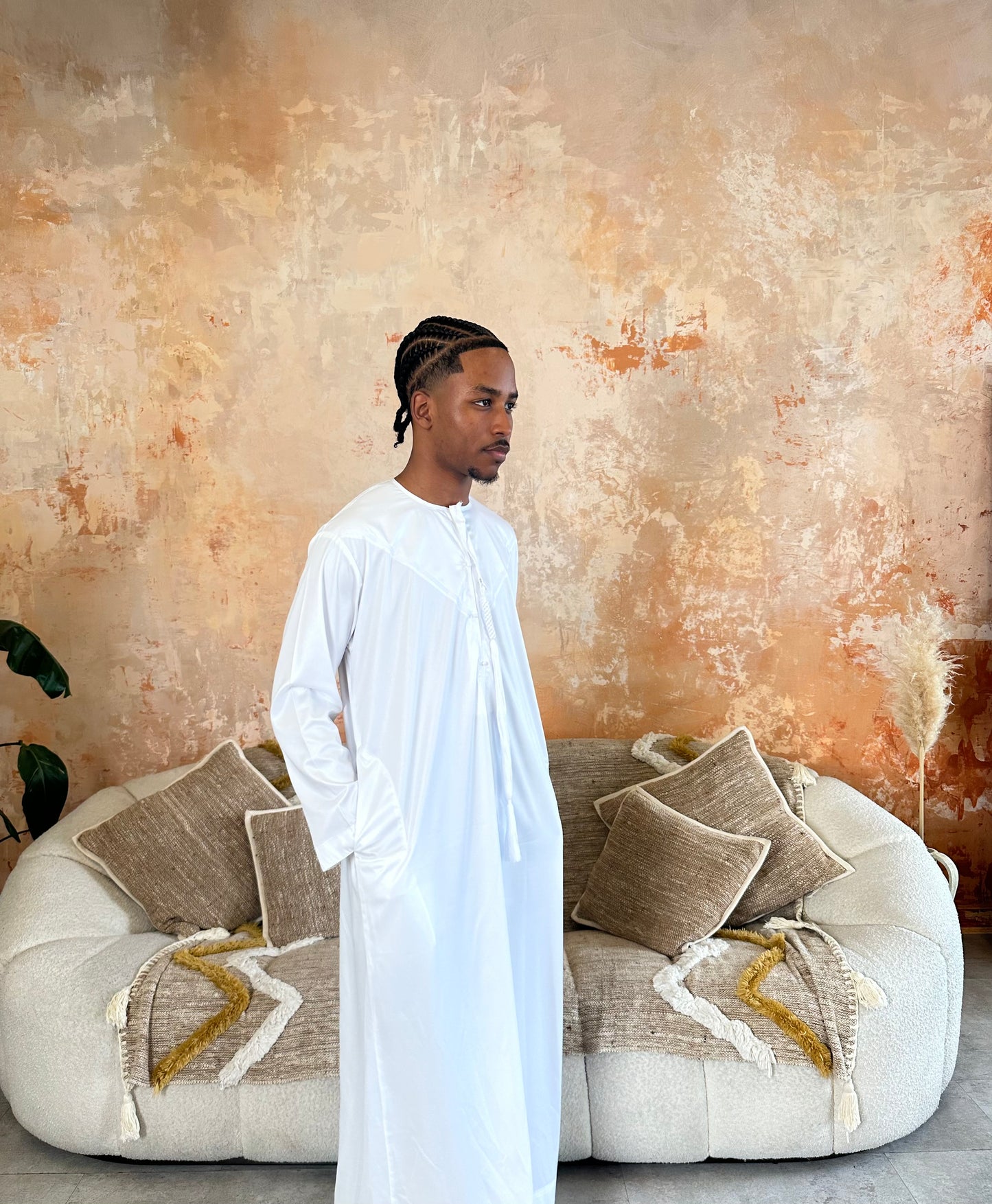 Premium Emirati Thobe - White