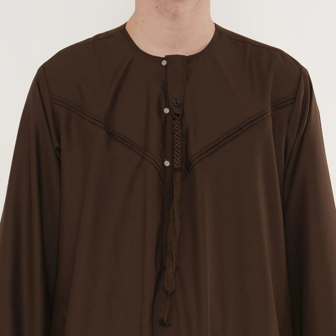 Emirati Thobe - Walnut Brown