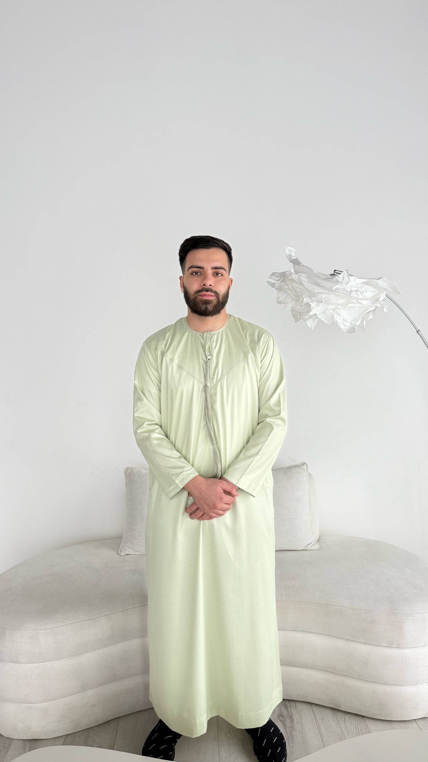 Premium Emirati Thobe - Pistachio