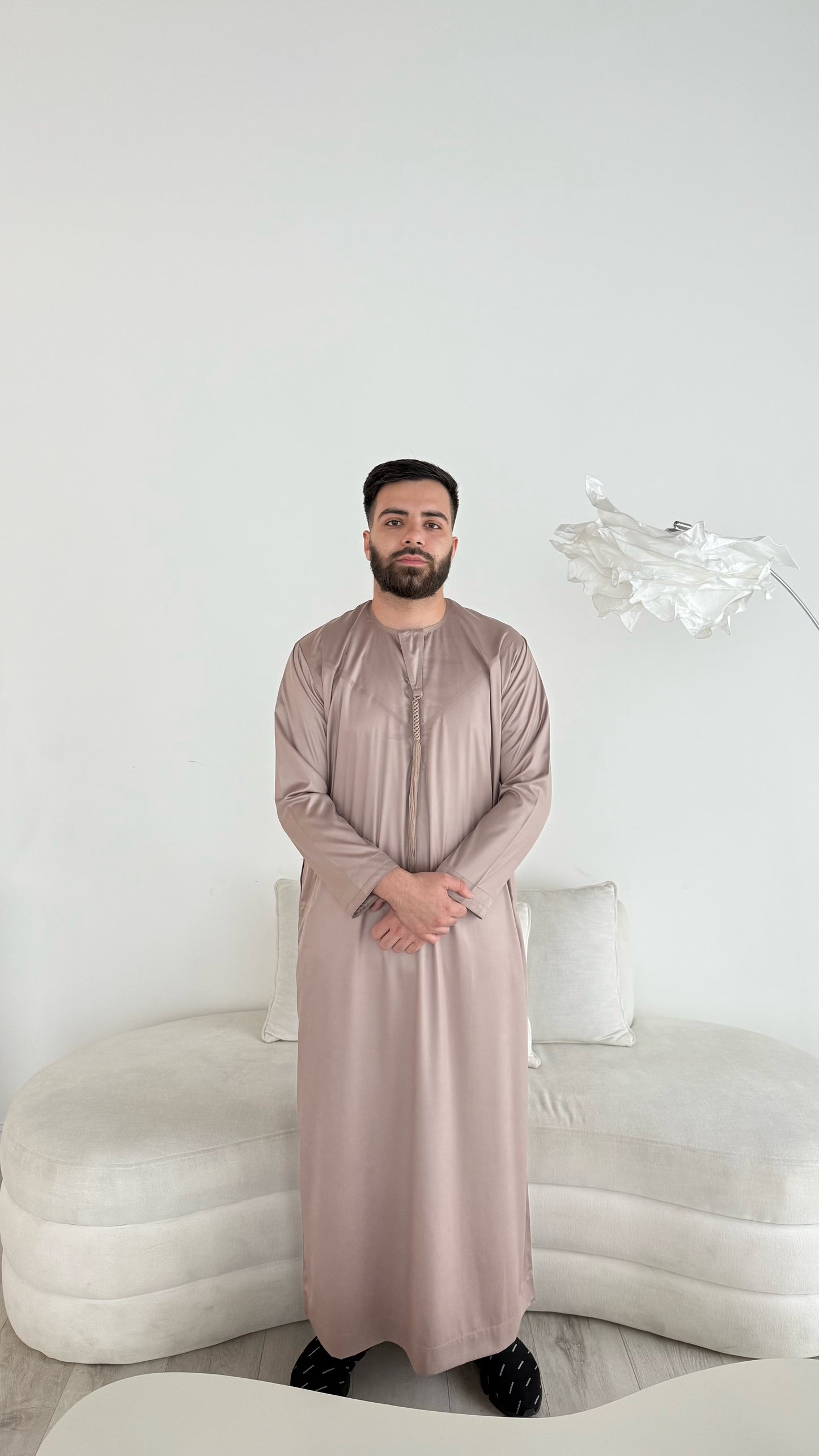 Premium Emirati Thobe - Mocha